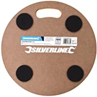 Silverline 739663 Plataforma Redonda con Ruedas Giratorias